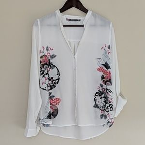 Desigual Roll Sleeve Shirt /Blouse